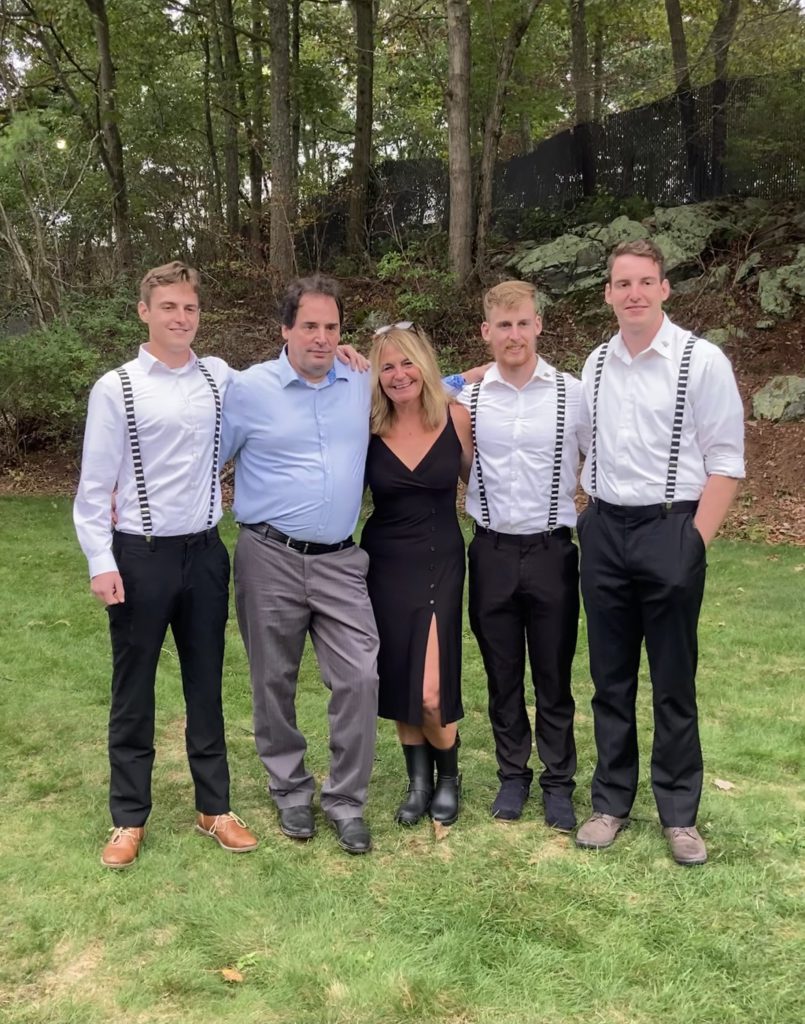 Cranmer Family - left to right - Jason Thomas Geri Sean and James | NJ Sharing Network